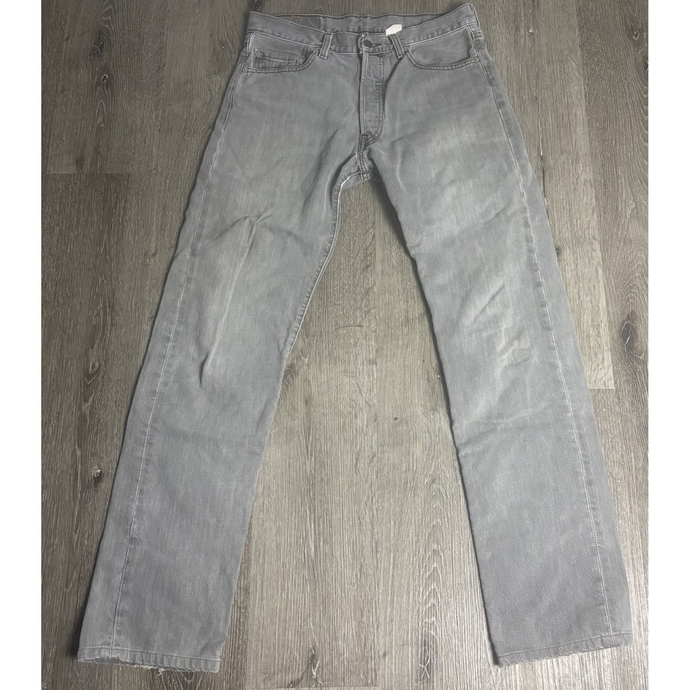 Vtg 2003 Levi's 501 XX Jeans Mens 32x33.5 Gray WPL423 Mexico Button Fly Straight